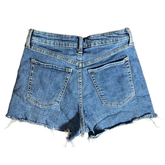 Old Navy high rise cut off style jean shorts size 6 - Picture 3 of 11
